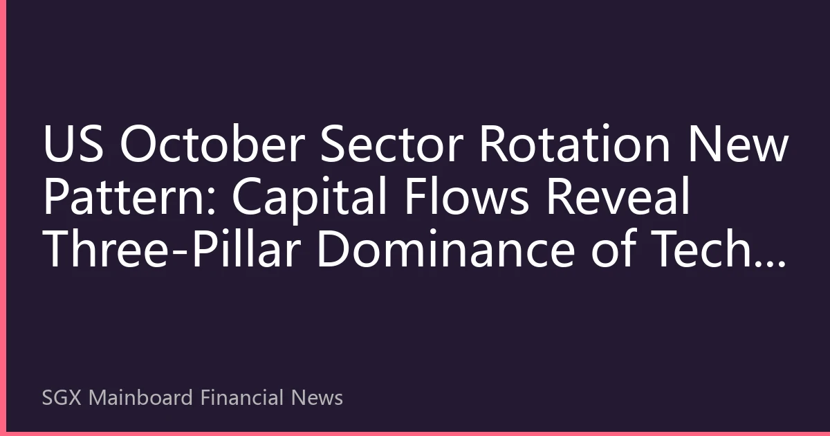 US October Sector Rotation New Pattern: Capital Flows Reveal Three-Pillar Dominance of Tech, Energy, and Finance - How Southeast Asian Investors Can Seize Opportunities